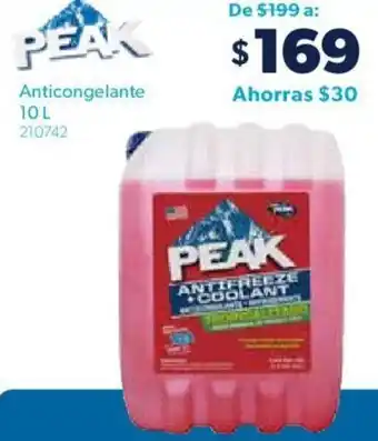 Peak Anticongelante 10L