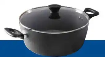 Gourmet Expressions Cacerola de Aluminio Forjado Revestimineto Antiadherente Asas de Baquelita 6.1L