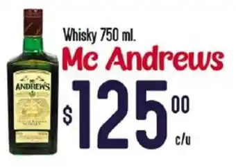 Mc Andrews Whisky 750ml