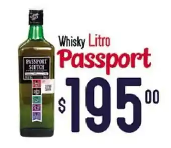 Del Rio Passport Whisky 1lt oferta