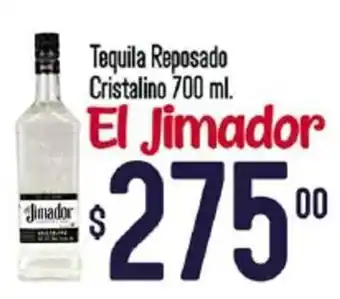 El Jimador Tequila Reposado Cristalino 700ml