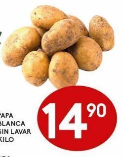 Alsuper Papa blanca sin lavar kg oferta