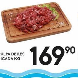 Alsuper Pulpa de res picada kg oferta