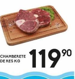 Alsuper Chamberete de res kg oferta