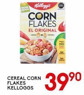 Alsuper Cereal corn flakes kellogg's oferta