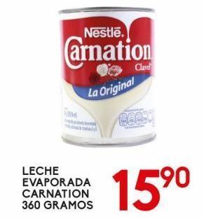 Alsuper Leche evaporada carnation 360g oferta