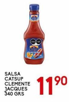 Salsa catsup clemente jacques 340g