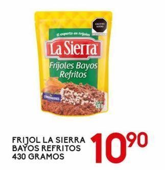Alsuper Frijol la sierra bayos refritos 430g oferta