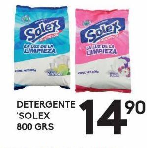 Alsuper Detergente solex 800g oferta
