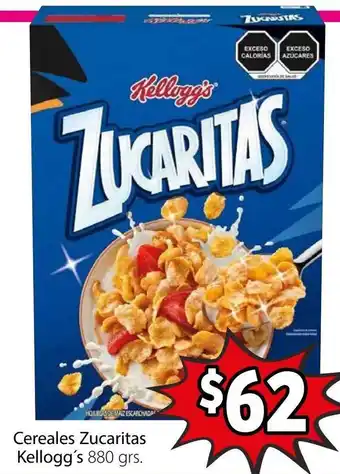 Soriana Híper Cereales Zucaritas Kellogg's 880g oferta