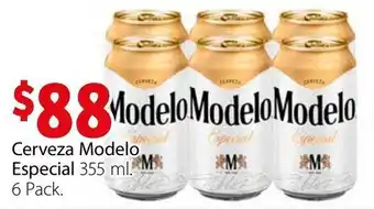 Soriana Híper Cerveza Modelo Especial 6 x 355ml oferta