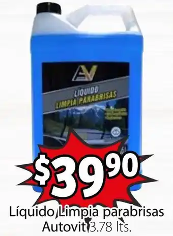 Líquido Limpia Parabrisas Autovit 3.78L