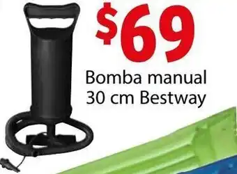 Soriana Híper Bomba Manual Bestway 30cm oferta