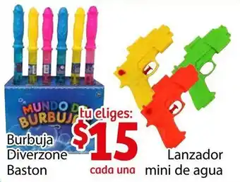 Burbuja Diverzone Baston | Lanzador Mini de Agua