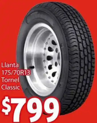 Soriana Híper Llanta 175/70R13 Tornel Classic oferta