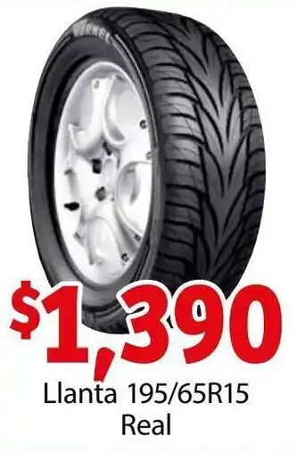 Soriana Híper Llanta 195/65R15 Real oferta