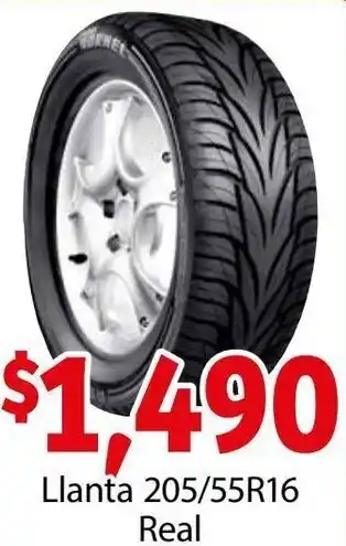 Soriana Híper Llanta 205/55R16 Real oferta