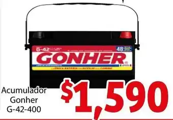 Soriana Híper Acumulador Gonher G-42-400 oferta