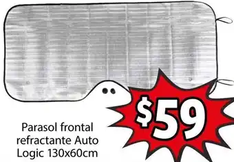 Soriana Híper Parasol Frontal Refractante Auto Logic 130 x 60cm oferta