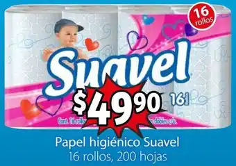 Soriana Híper Papel Higiénico Sauvel 16 Rollos, 200 Hojas oferta