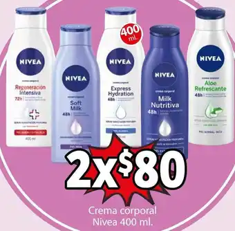 Soriana Híper Crema Corporal Nivea 400ml oferta