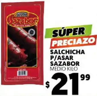 Merco Salchico P/Asar Sazabor oferta