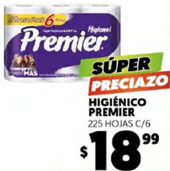 Merco Higiénico Premier 225 Hojas C/6 oferta