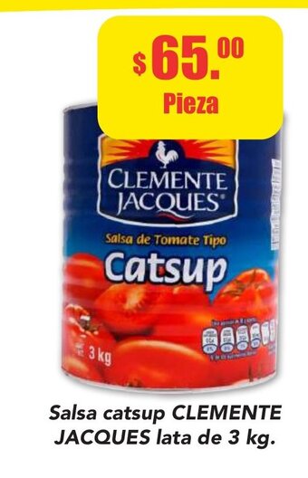 Super Aki Salsa Catsup CLEMENTE JACQUES lata de 3 kg oferta