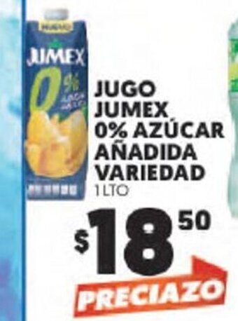 Jugo Jumex 0% Azucar Añadida Variedad 1 Lto