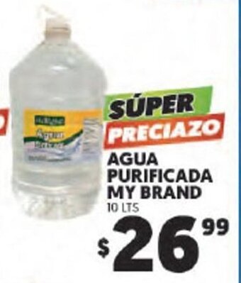 Merco Agua Purificada My Brand 10 Lts oferta