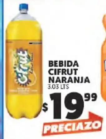 Merco Bebida Cifrut Naranja 3.03 Lts oferta