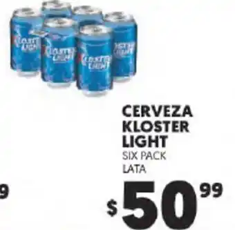 Merco Cerveza Kloster Light Six Pack Lata oferta