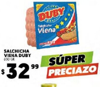 Merco Salchicha Viena Duby 830 gr oferta