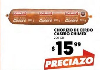 Merco Chorizo De Cerdo Casero Chimex 200 gr oferta