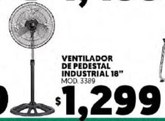Merco Ventilador De Pedestal Industrial 18" oferta