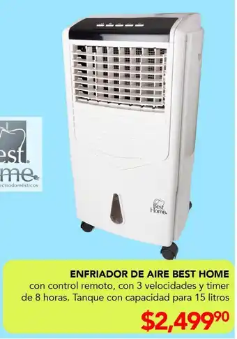 DelSol Enfriador de aire best home tanque 15 l oferta
