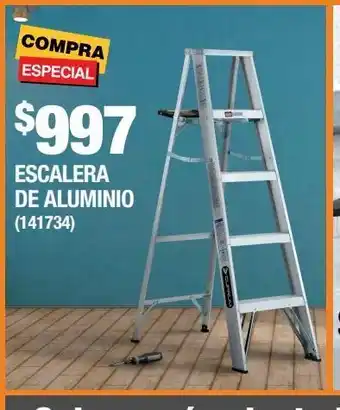 The Home Depot Escalera de aluminio oferta