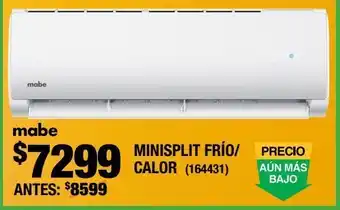 The Home Depot Minisplit mabe frio-calor, 1 tonelada 110 oferta