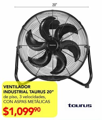 Woolworth Ventilador industrial taurus 20" oferta