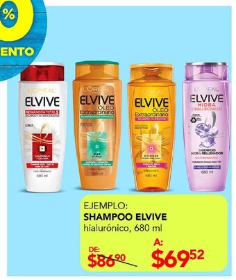 Shampoo elvive 680ml