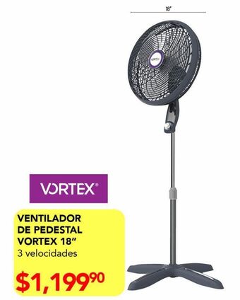 Woolworth Ventilador de pedestal vortex 18" oferta