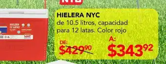 Hielera nyc 10,5l