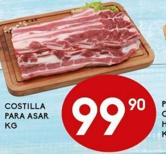 Alsuper Costilla para asar kg oferta