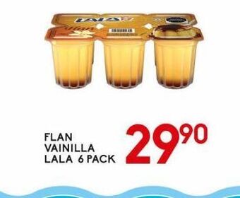 Alsuper Flan vainilla lala 6 pack oferta