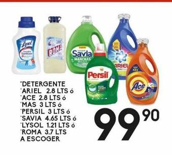 Alsuper Detergente ariel 2.8 lts oferta