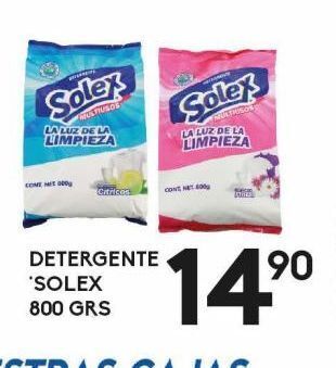 Alsuper Detergente solex 800 grs oferta