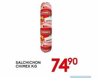 Alsuper Salchichón chimex kg oferta