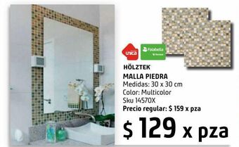 Sodimac Homecenter Malla piedra beige 30x30 cm oferta