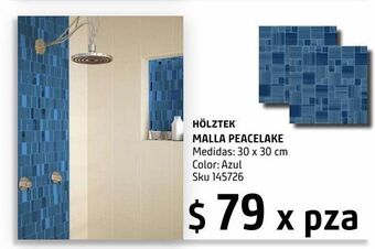 Sodimac Homecenter Malla peacelake vidrio 30x30 cm oferta