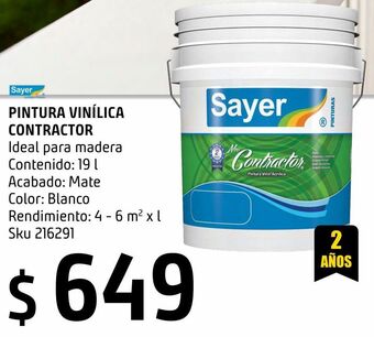 Sodimac Homecenter Base pintura vinílica contractor 19 l base blanca oferta